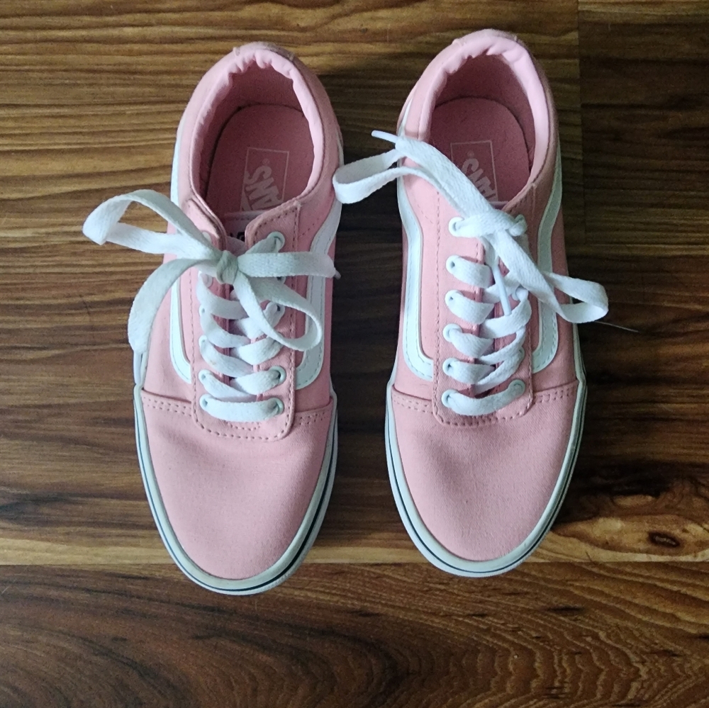 Youth Vans Size 2 Pink